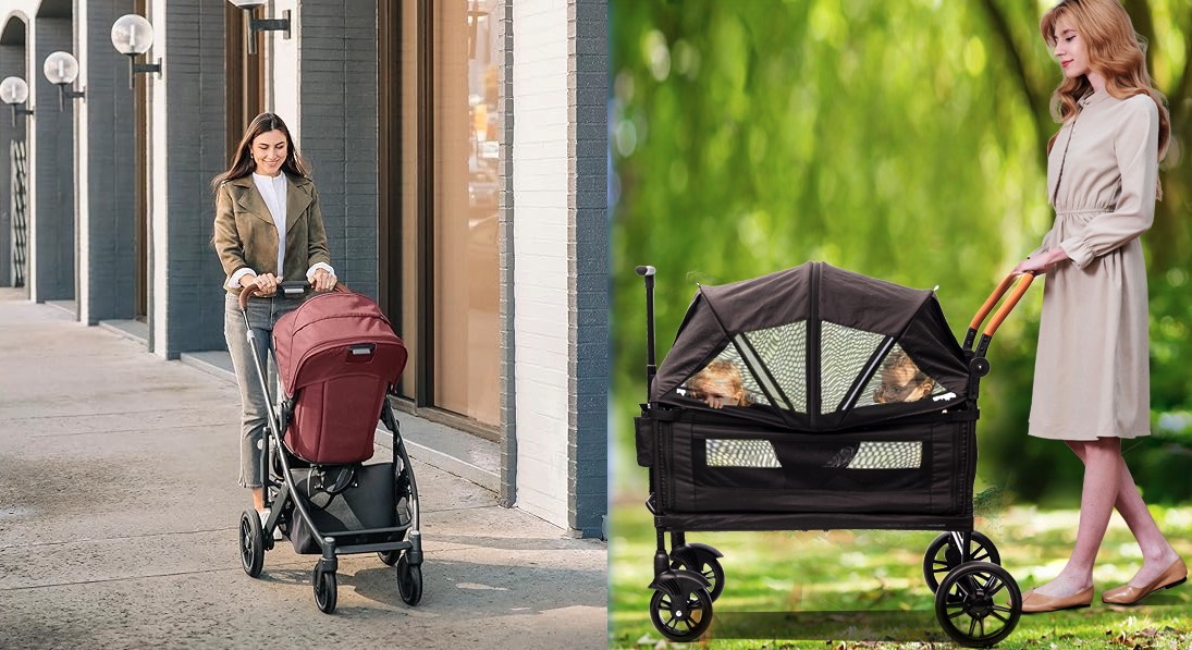 UPPAbaby Cruz V2 vs. Wagon Stroller for 2 Kids & Cargo